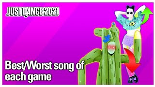 Best/Worst song of each game | Just Dance 2021