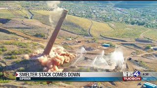 Magma Copper stack demolished
