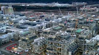 LNG Canada, Early January 2024 construction update