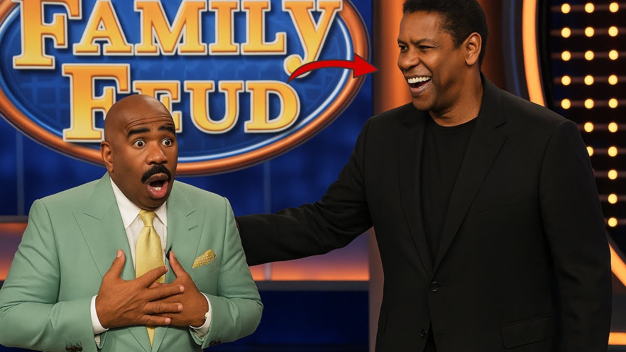 Steve Harvey SPEECHLESS When Denzel Washington Suddenly Walks Off Stage ...