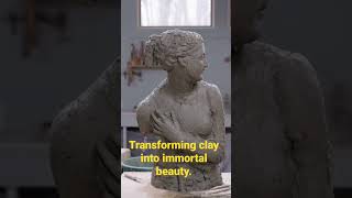 Transforming clay into immortal beauty #timelapse #Canova #nowopen