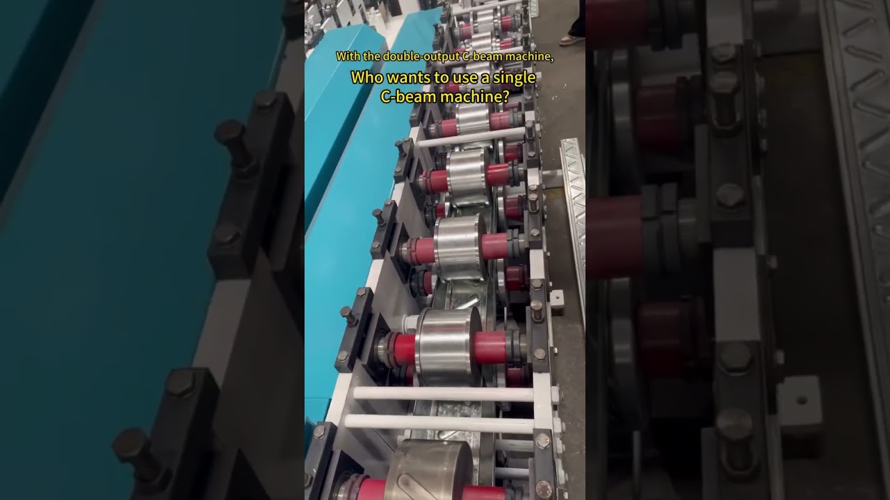 With the double-output C-beam machine Who wants to use a single C-beam machine?