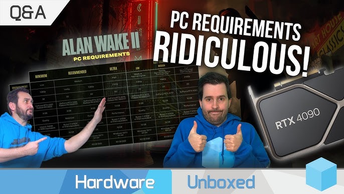 Placas de vídeo da NVIDIA estão sofrendo com Alan Wake 2 sem DLSS - Pichau  Arena