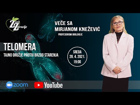 Veče sa Mirjanom Knežević: "Telomere - tajno oružje protiv brzog starenja"