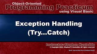 OOP Programming (VB) - 04A Exception Handling with Try...Catch