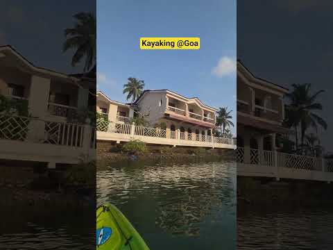 kayaking at Goa baga beach #gearupjourneys #goa #goabeachresort