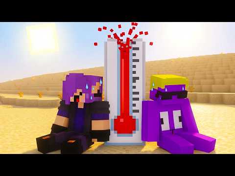 Surviving the SCORCHING DESERT - Minecraft