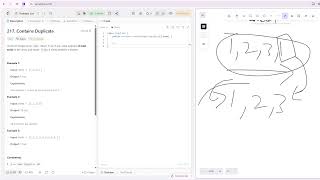 LeetCode Practice - 217: Contains Duplicate (HashSet Method)