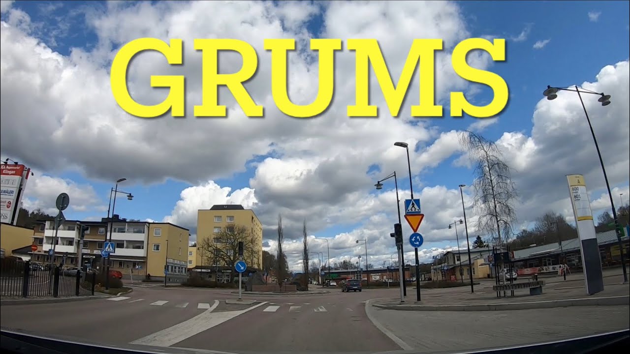 Jag tar vägen genom Grums. Välkommen !