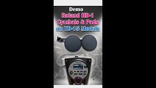 Repurposing Roland HD-1 Pads &amp; Cymbals on TD-15 kit