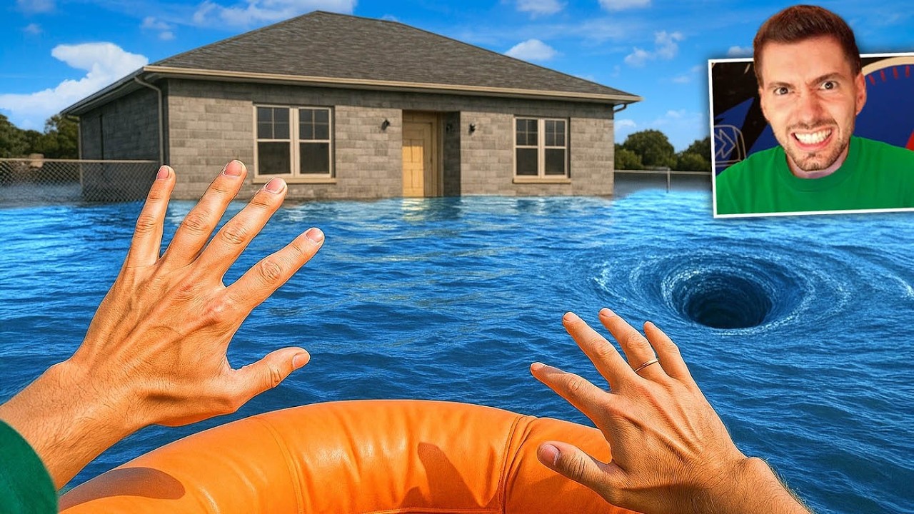 MINHA CASA ficou ALAGADA E PRECISO FUGIR! - DrainSim