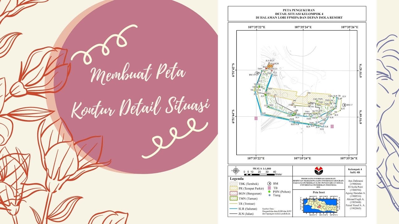 Tutorial : Cara Membuat Kontur pada Peta Detail Situasi dari Data Hasil ...