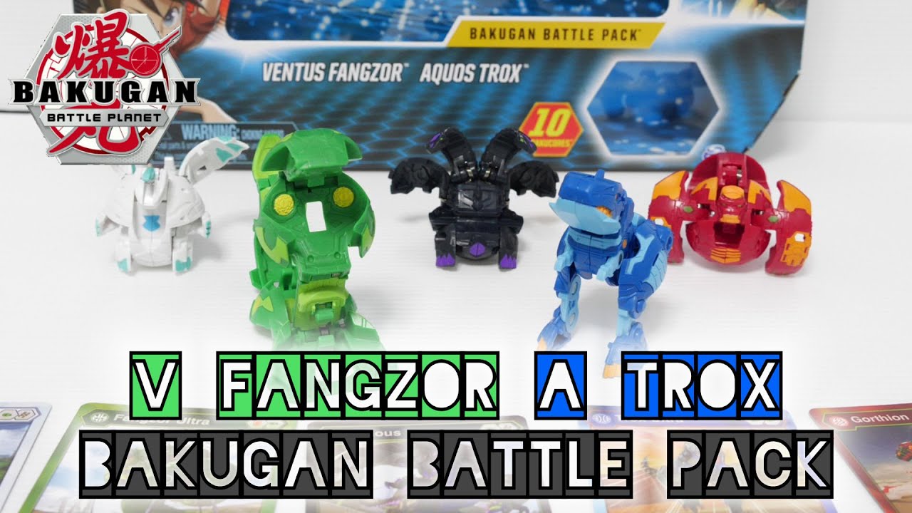 Bakugan Ventus Fangzor Figurine, Action Figurines