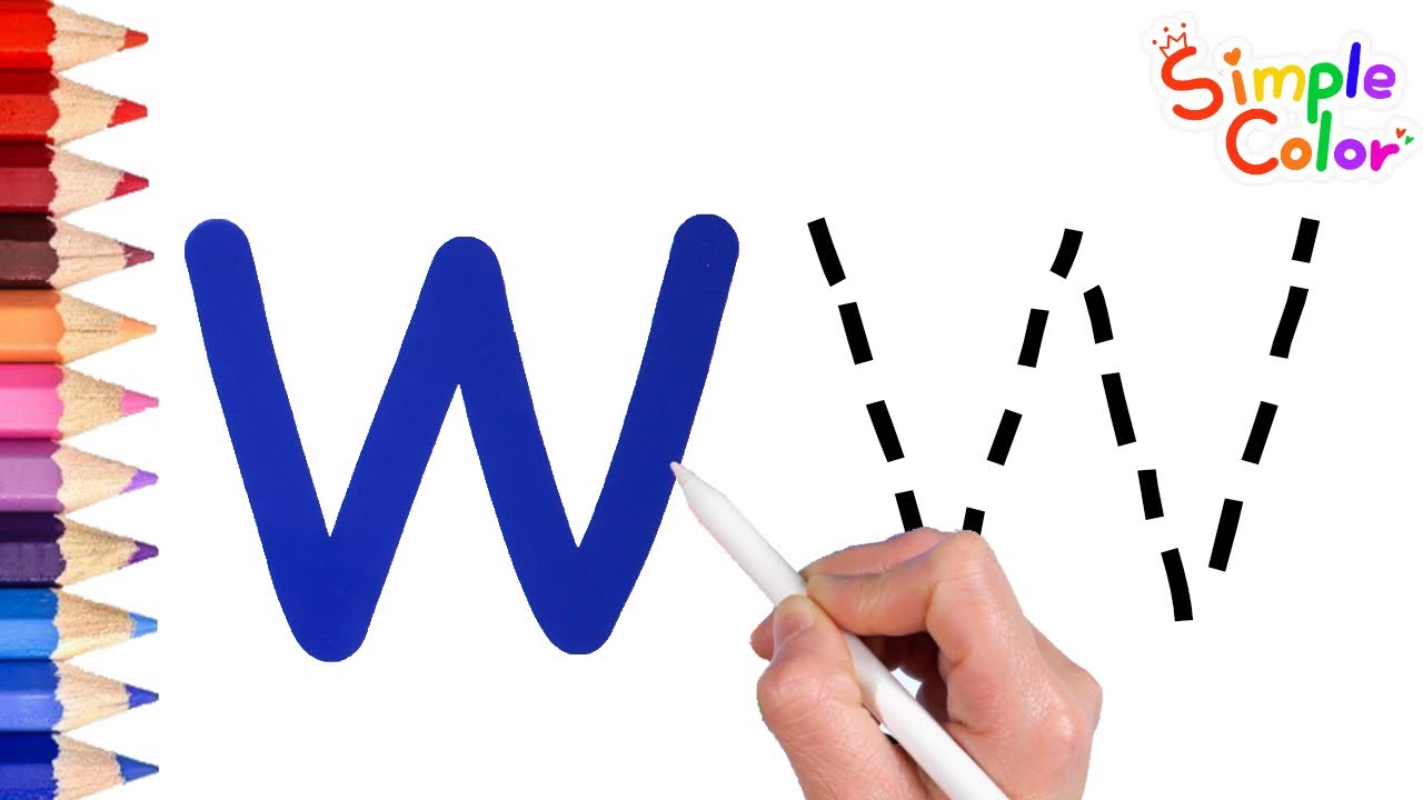 For Kids ABC 유아와 아이들을 위한 알파벳 배우기 | 알파벳으로 음식 이름 배우기 - 심플컬러 - YouTube