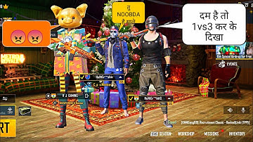 Random 2 players call me Noob / challenge for 1vs 2 TDM room || Zeno Rexxtern