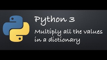 Python 3 - Multiply all the values in a dictionary | Example Programs