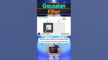 Gaussian Filter: Tutorial for Image Blurring and Smoothing #shorts #short #ytshorts #computervision