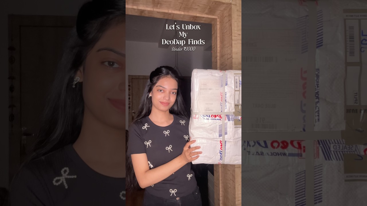 Let's unbox my amazing DeoDap finds under โน1000! ๐๏ธโจ
Disc