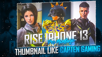 How To Make Thumbnail Like @Capten gaming ❤️