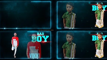 Simple Trending Photo Glow Effect Video in Kinemaster Trending Video Editing Attitude status editing