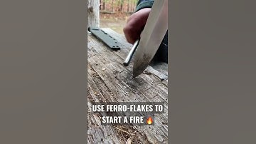 Amazing Way to Use Ferro-Rod! (With the SHEMANESE) #shorts #bushcraft #survival