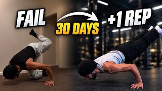 I Learnt How To Do 90 Degree Push-up In Just 30 Days...GONE WRONG