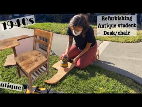 How To Upcycle Old School Chairs