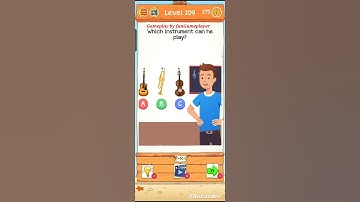 Brain who? level 109, which instrument can he play? #braintrippin #gaming #braingames #braintwister