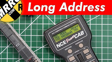 Programming long address using a NCE Power Cab