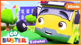 Buster persigue al Globo Aerostático   1 HORA de Go Buster en Español  Dibujos para niños