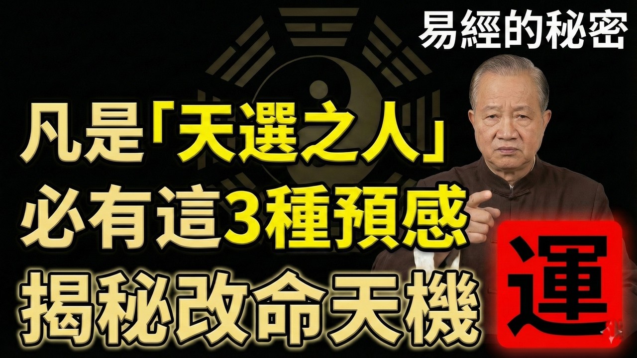 【看似孤獨且命苦】其實是老天在幫你清空霉運？揭秘「天選之人」覺醒的3個徵兆，看透這層天機，別讓傲慢折損了你的三代福報.曾仕強易經#中國式管理#人生智慧#國學處世哲學#人性職場#修身智慧#福報傳統文化