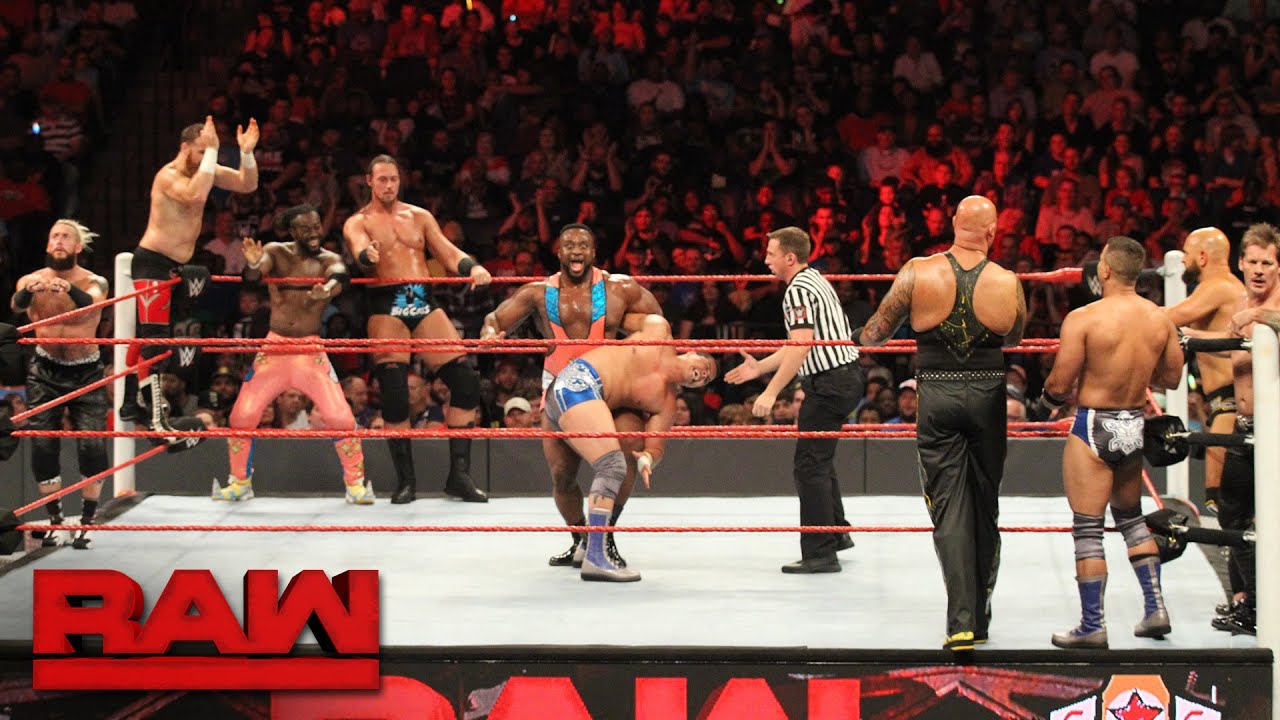 10-Man Tag Team Match: Raw, Sept. 19, 2016