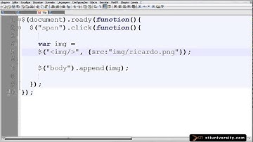 Universidade XTI - jQuery - 12 - Manipulação DOM Criação de Elementos DOM