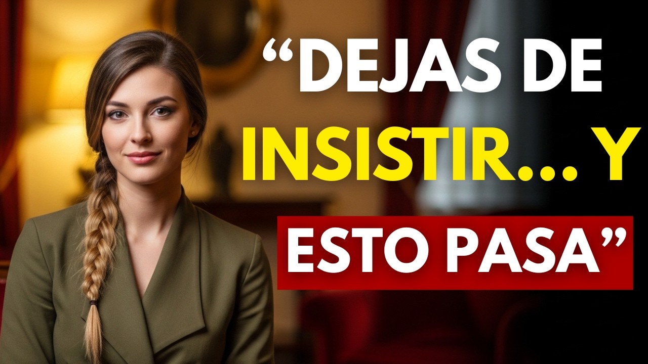 No la persigas más: La cruda verdad de lo que piensa cuando dejas de insistir