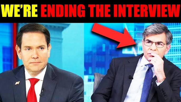🤯 ABC Host WALKS OUT Of Interview Marco Rubio DESTROYS His One Question  About Trump! - YouTube
