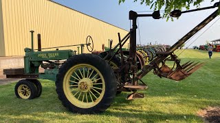 John Deere A & Model #26 Rear Manure Loader Attachment - Full Walkaround Video