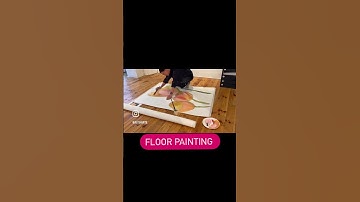 Tulip floor painting Timelapse!