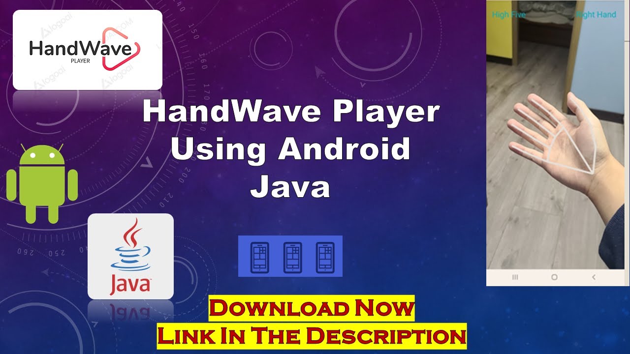 AI Based HandWave Player Android Project using Java