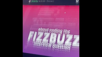 Fizzbuzz in ONE LINE of Code #Shorts