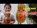 Hai Bố Con Làm Bí Ngô Halloween Để Chơi Halloween