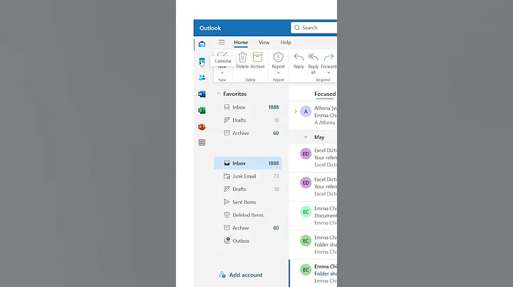 How to turn any email into a calendar event in seconds. ⚡️⚡️ #msoutlook #outlook #email