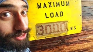 HOW NOT TO RIDE A FREIGHT ELEVATOR...