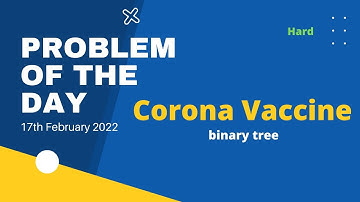 Corona Vaccine | Problem of the Day | 17th Feb | Let