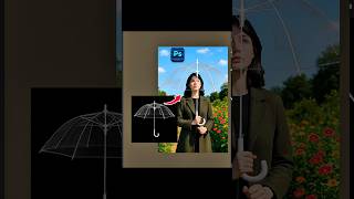 Photoshop short Trick   Remove Transparent subjects background #trending #shortsfeed #tutorial