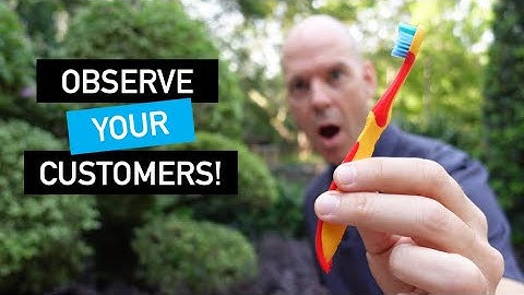 How do you design a better product? Observe your customers! Learn from Oral-B.
