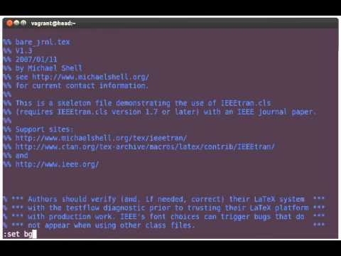 how to use the ieeetran latex template in linux youtube