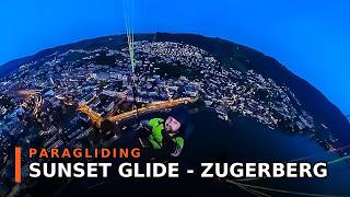 Zugerberg Blue Hour Post-Sunset Glide Down To Zug