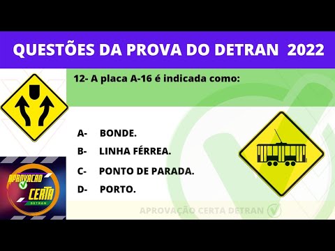PROVA SIMULADA DO DETRAN MG 2022- 2 EM 1 (30 QUESTÕES ...