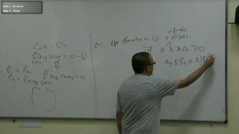 Dr.Agnid Banerjee Second Order Elliptic Equation 01