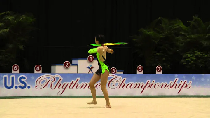 Ariella Kudishevich - Hoop Finals - 2013 U.S. Rhythmic Championships